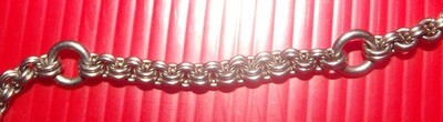 Stainless Steel Neck Chain for Amulets - Medium Double Gauge for Ladies or Men - from 1 to 9 amulets attachable 32 Inches long