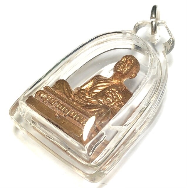 Pra Kring Ud Pong Sariga Dong- Kroo Ba Krissana Bucha Statuette- Neua Loha Gae Ngern Tong + Sacred Sariga Dong, Taewa Nakrii Powders, Individually Stamped -Sae Yid 60 Edition