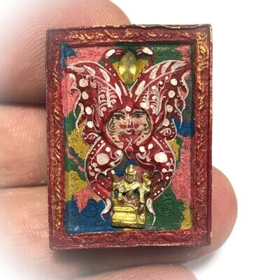 Taep Jamlaeng Pim Lek Benjarongk Pised Asrom Sathaan Songkran Edition 2555 BE Only 500 Made 13 Gems 4 Takrut, Brahma + Ganesha - Kroo Ba Krissana