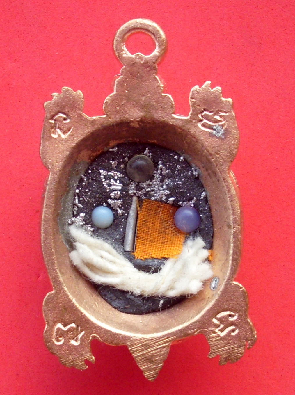 Paya Tao Ruean 'Run Plod Nee' - (Turtle for long life and riches with Locket inserted) - Luang Por Bun Gerd Bandito - Wat Khao Din (Chainat)