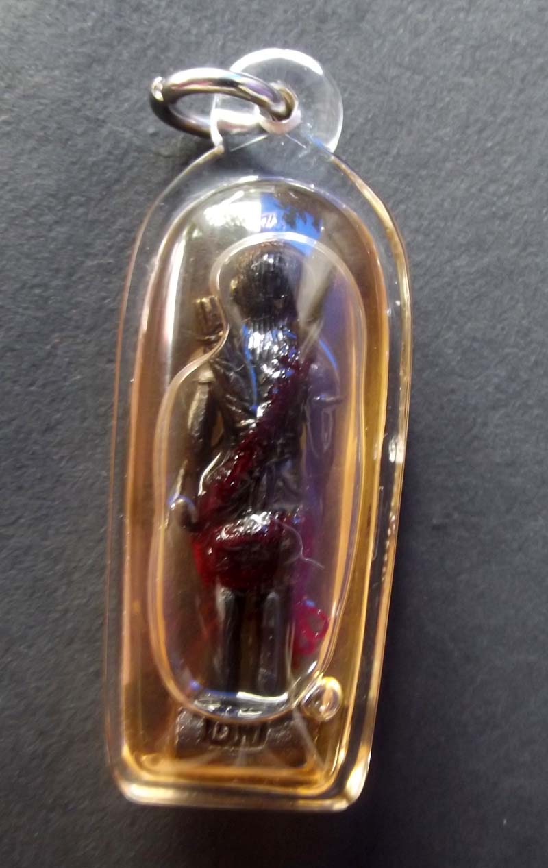 Hun Payont Pran Bun Riak Sap Pong Gan Pai (Meritorious Hunter calling treasures and protecting)- Chae Nam Man Maha Sanaeh (soaked in Prai Oil) - Luang Por Dam - Wat Pra Puttabat Radtana Kiree