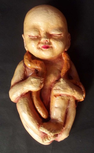 Look Krok Dood Rok Glong Tong (First Edition) - Nuea Pong Prai 108 Pha Cha + Pong Kumarn, with Chin Aathan Relic and Silver Takrut Spell - 5 x 3 Inches hand painted Bucha Image - Luang Ta Naen