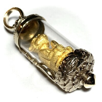 Takrut Paya Ling Tong Kin Kluay Golden Banana Monkey for Wealth Metta and Luxurious Living Luang Phu Nachinawangso