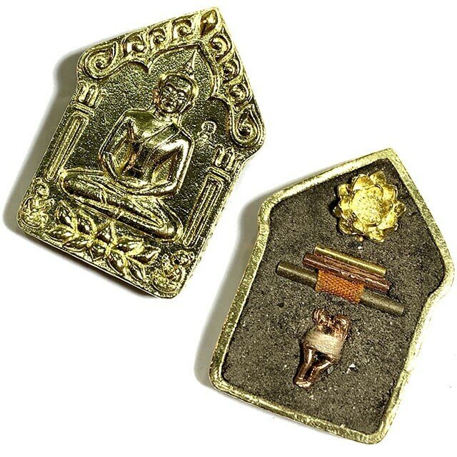 Khun Phaen Na Sethee Ongk Kroo PIm C Yai 1st &amp; Last Edition 3 Takrut Jivara Robe &amp; In Koo in Powders Kroo Ba Na