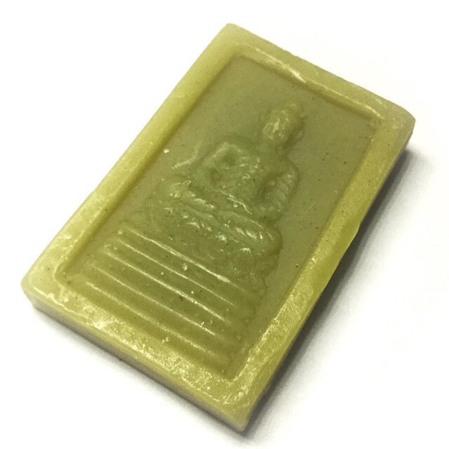 Pra Somdej Tian Chai made from Victory Candle Wax From Buddha Abhiseka Ceremony - Luang Por Jaran Wat Ampawan