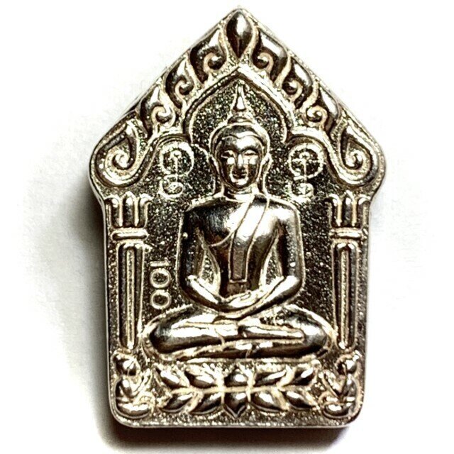Khun Phaen Na Sethee Ongk Kroo Pim Lek Solid Silver Face Dork Rak Sorn 3 Takrut &amp; In Koo - Kroo Ba Na Final Edition