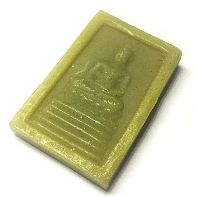 Pra Somdej Tian Chai made from Victory Candle Wax From Buddha Abhiseka Ceremony - Luang Por Jaran Wat Ampawan