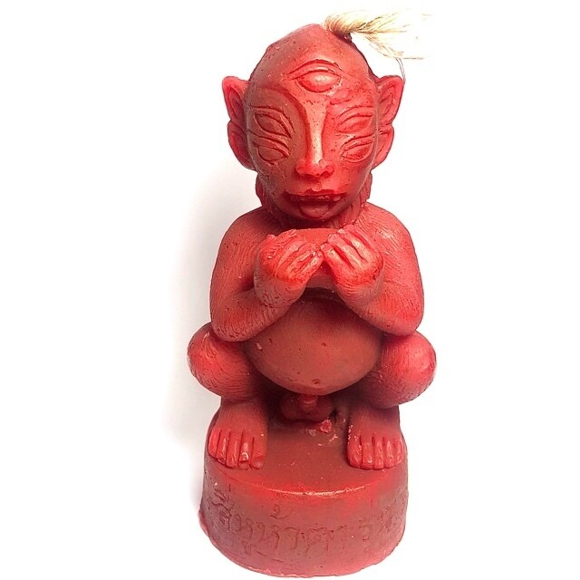 Tian Maeng Si Hu Ha Ta 4 ears 5 eyes Indra God Magic Candle for Ritual Bucha & Spellcasting 6 Inches Kroo Ba Na Chinawangso Final Edition Tian Maeng Si Hu Ha Ta 4 ears 5 eyes Indra God Magic Candle for Ritual Bucha & Spellcasting 6 Inches Kroo Ba Na Chinawangso Final Edition