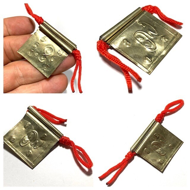 Yant Hneeb Pitsawat Lanna Wicha Hand Inscribed Yantra Spell Ajarn Hnan Kong
