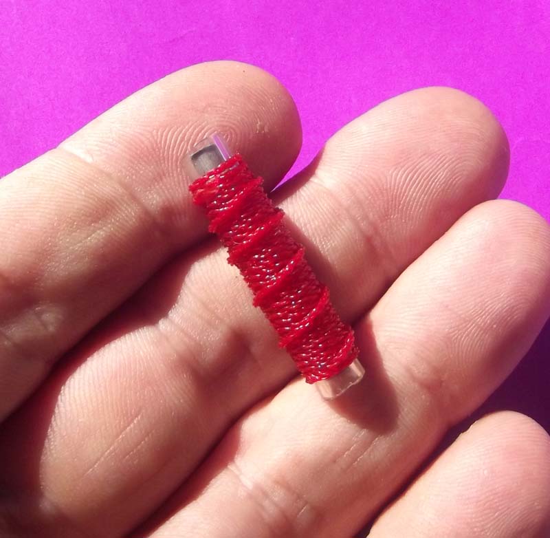 Takrut Gaam Taep Sangwas Sai Lang (Kama Sutra Dark Sorcery spell) 3.2 Cm long - Pra Ajarn Khaeg - Wat Koh Phu Hang (Kalasin)