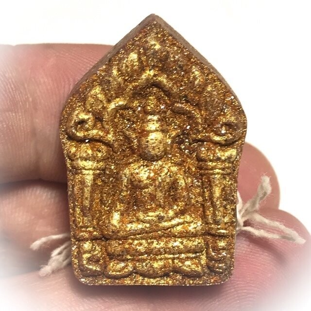 Khun Phaen Prai Jantra Nuea Dork Tong Gaew Puang Mani 4 Silver Takrut Fang Khun Phaen Jiw Only 199 Made Luang Phu Yen 2560 BE
