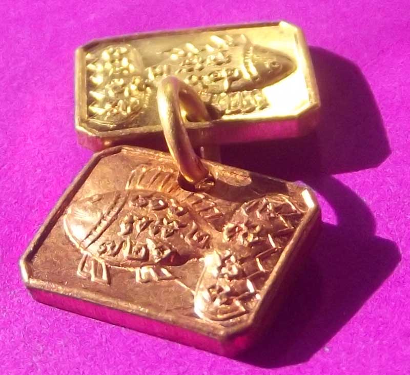 Pla Tapian Ngern Tapian Tong (Twin Gold and Silver Lucky Fish of Profitable Sales) - Luang Phu Yuang - Wat Na Tang Nai