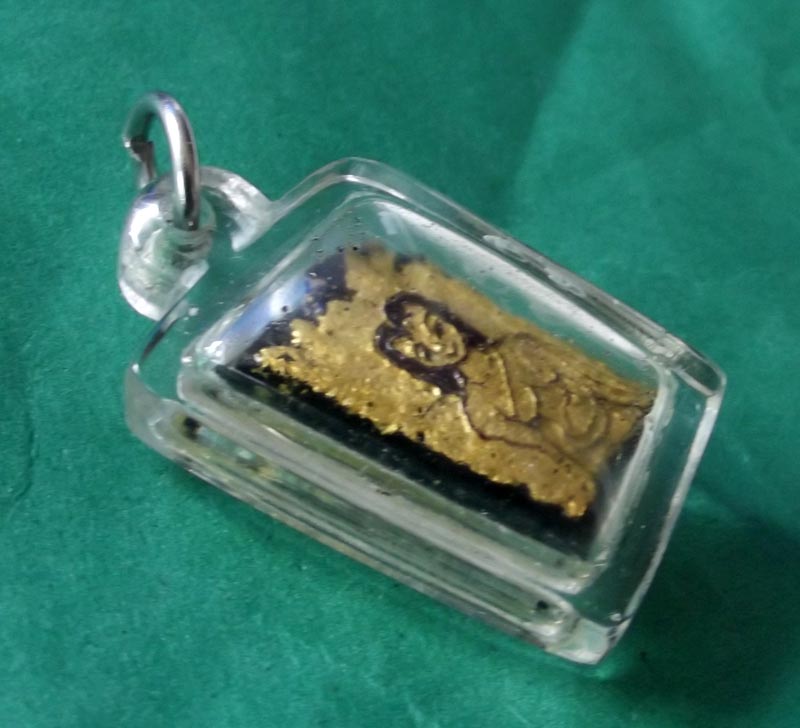 Chin Aathan Mae Nang Fa Kanad Lek (small size, skin/bone carving number 39) Chae Nam Man Prai Hlang Takrut Hua Jai Mae Nang Prai - Pra Ajarn Taep Pongsawadarn