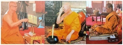 Takrut Yant Takror Pidta Maha Ud Lek Lai Pan Larn - Blessings in 5 Temples - Wat Silakhant 2559 BE