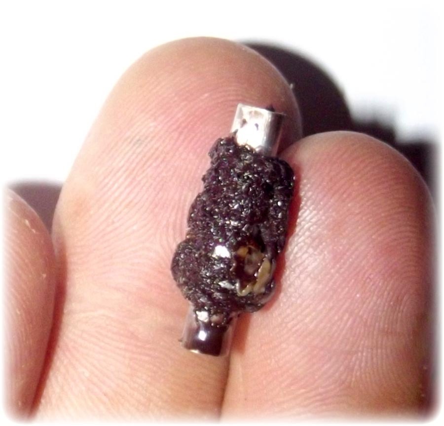 Takrut Sanaeh Joong Nang Dtanha Khao Hong Jum Nam Man Wan Dork Tong (Kama Sutra Love Amulet soaked in Charm Oil) - Pra Ajarn Dtee Yai - Wat Ban Sri Sukh