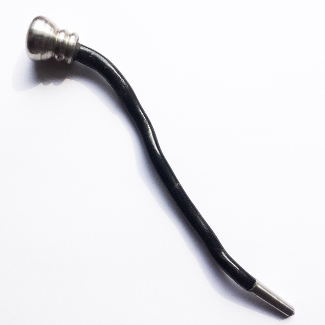 Mai Dtapot Por Gae - Black Coral Hermits Staff Magic Wand 8 Inch - Protection from Enemies &amp; Black Magic - Ajarn Chum Chai Kiree