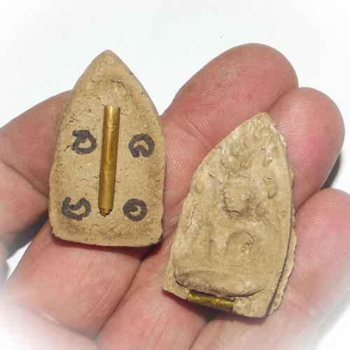 Pra Khun Phaen Sum Ruean Gaew 2555 BE Ban Krang style Buddha Image Cemetery Earths 1 Takrut Hand Inscribed Luang Por Kong Sak