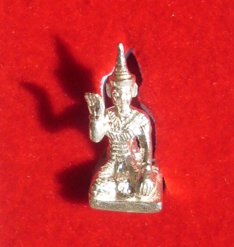 1st Edition Nang Kwak Manorah Ongk Kroo - Southern Sorcery Wicha - Solid Silver - Pra Ajarn Prasut - Wai Kroo 2544 BE Only 180 Made