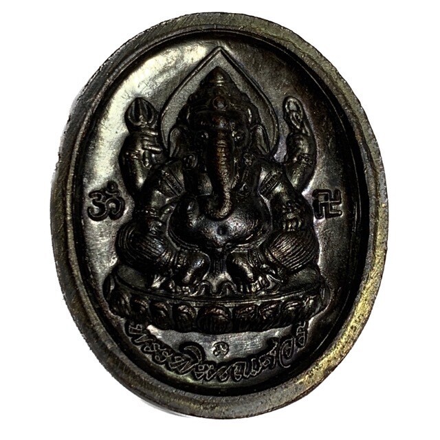 Rian Ruesi Chiwok Hlang Pra Pikanes 2551 Jivaka Rishi with Ganesha Nuea Rom Dam Luang Phu Key Wat Sri Lamyong