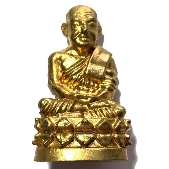 Pra Luang Por Tuad Pim Bua Rorb Loi Ongk Statuette - Blessed on the High Seas by Many Great Guru Masters