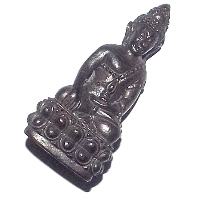 Pra Kring Bpiyasilo Medicine Buddha Amulet 84th Birthday Edition 2552 BE - Nuea Nava Loha - Luang Phu Juea Wat Klang Bang Gaew