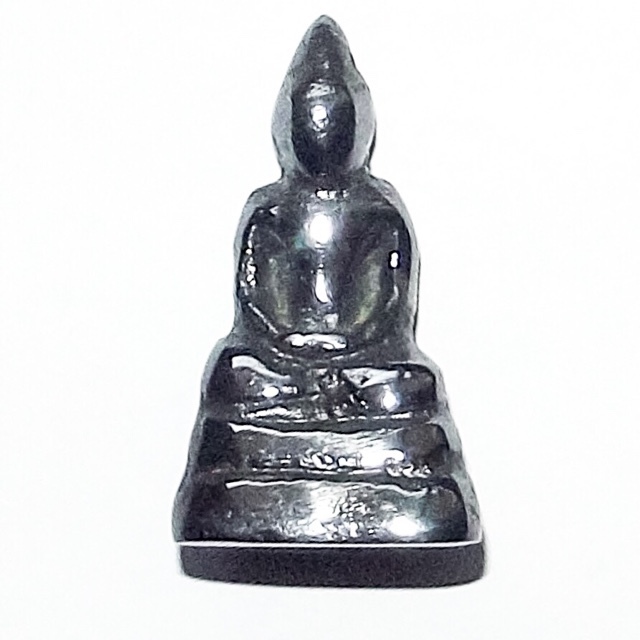 Pra Luang Por Sotorn Buddha Amulet - Nuea Lek Lai Ngern Yuang Silver Lek Lai - Luang Por Huan - Wat Putai Sawan 2548 BE