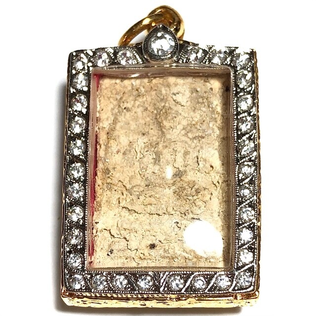 Pra Somdej Pim Pra Pratan Long Kru Ancient Amulet Removed from the Chedi Stupa 
 in 2556 BE Wat Rakang Kositaram