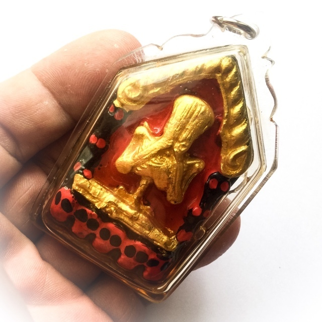Prai Ngern Larn Ser Huay Ruay Ber for Gambling and Lottery 2 Takrut Sian Panan Prai Powder Flask + Chin Aathan Ghost Bone 13 Takrut Sethee 4 Takrut Tat See - Ajarn Song Yos