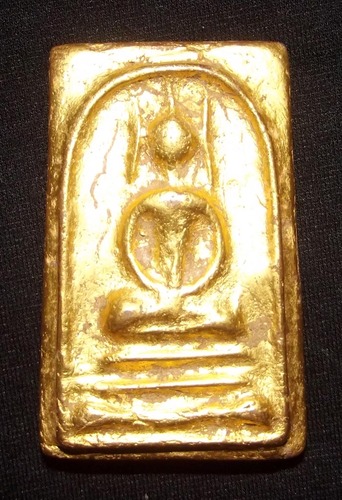 Pra Somdej Pim Yai Hlang Yant Grabork Khwai (Pid Tong) - Jao Kun Sri - Wat Ang Sila 2500 - 2504 BE - First Prize Winner in 2539 BE - Certificate included