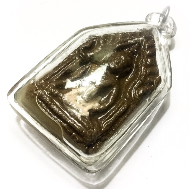 Pra Khun Phaen Ongk Kroo Chae Nam Man Prai Look Krok Pong Plai Gaew - Pure Prai Powders, Ground Bones and Funeral Ashes, Prai Oil 1 Takrut - Ajarn Somsak Montr Kroo Kama Taep