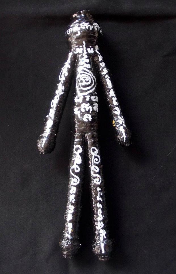 Hun Payont Baeb Boran Dtua Yai (Ai Geng Gang) - Jumbo Size 11.5 Inches high Multi-Purpose Ghost Soldier for Gambling and protection against thieves, danger, black magic - Luang Phu Bpun Tammabalo