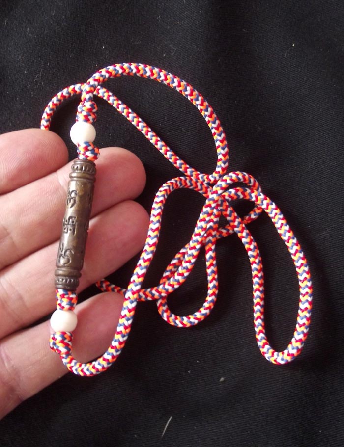 Takrut Narai Taep Plaeng Roop (Vishnu Transforming)- Nuea Loha Aathan (Sacred Artifact Metals) - 'Sethee Mee Sukh' edition 2550 BE - Luang Phu Key Gidtiyano - Wat Sri Lamyong
