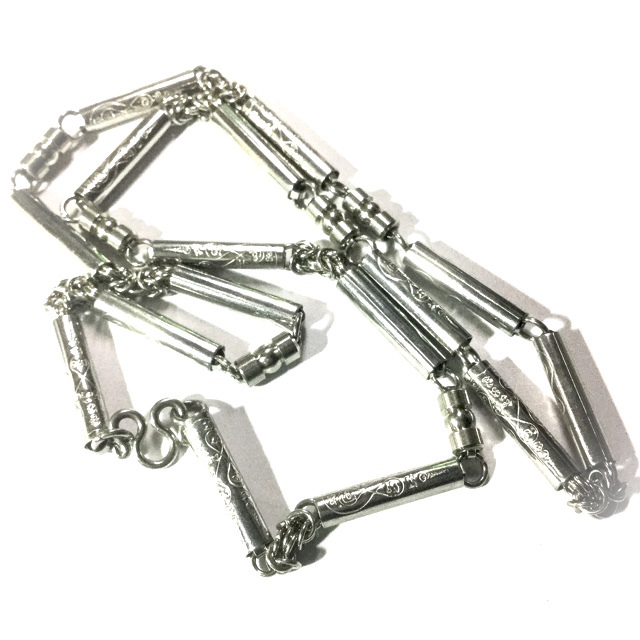 Stainless Steel Neck Chain for Amulets Thick Gauge Sacred Yant Nam Tao For 1-5 Amulets 27 inches