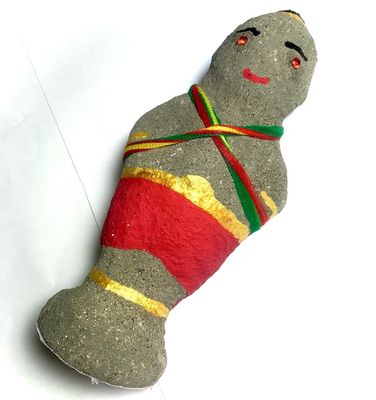 Kumarn Tong Bucha Statue - Nuea Pong Prai Luan (Ongk Kroo) - Purest Concentrated Necromantic Prai Bone Powders, Earths  &amp; Ashes - Luang Por Dam Wat Pra Puttabat