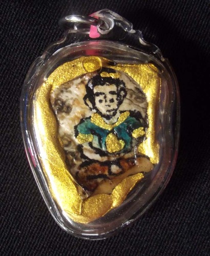 Chin Aathan Kumarn Tong Plai Maha Phuudt (Ghost Bone Carving) Ud Pong Maha Phuudt 108 Dton - Ajarn Wirataep Yan Kroo Prasit - Special Extra Empowerment by LP Dam of Wat Pra Puttabat Radtana Kiree