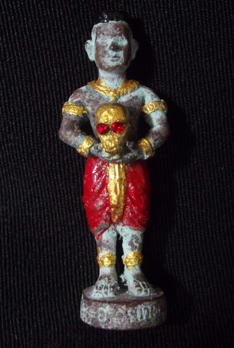 Kumarn Plai Payont Pongan Khun Sai 5 x 1.5 Cm - Nuea Chanuan Kumarn Gao Gote Pasom Tapu Sangkawanorn (9 Kumarn Bones with Coffin Nails + Chin Aathan insert) - Ajarn Wirataep Yan Kroo Prasit