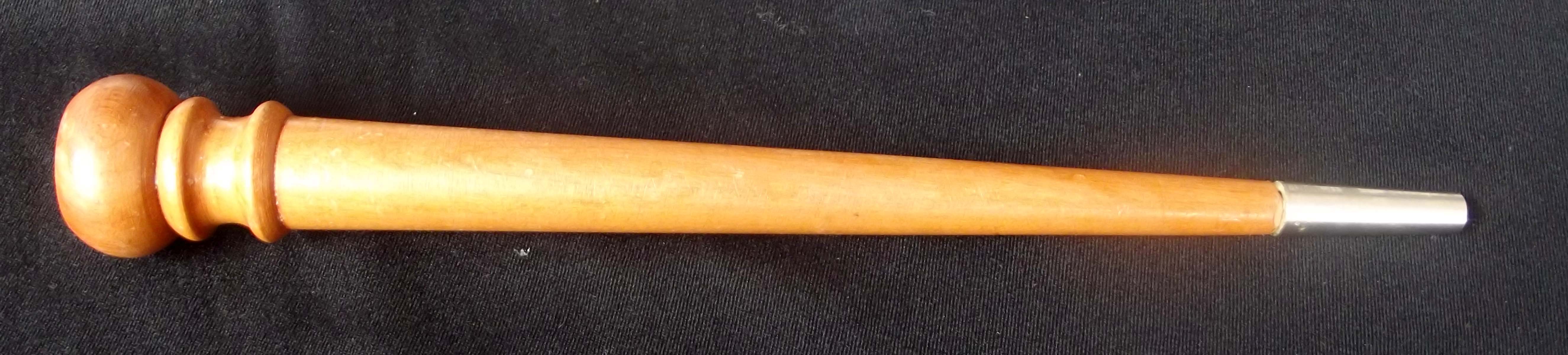 Mai Tao Gayasit Dton Khee Dtaay Plai Khee Bpen 2524 BE - Sacred Magic wand 7 Inches long - Protection from Enemies and Black Magic - Ajarn Chum Chai Kiree