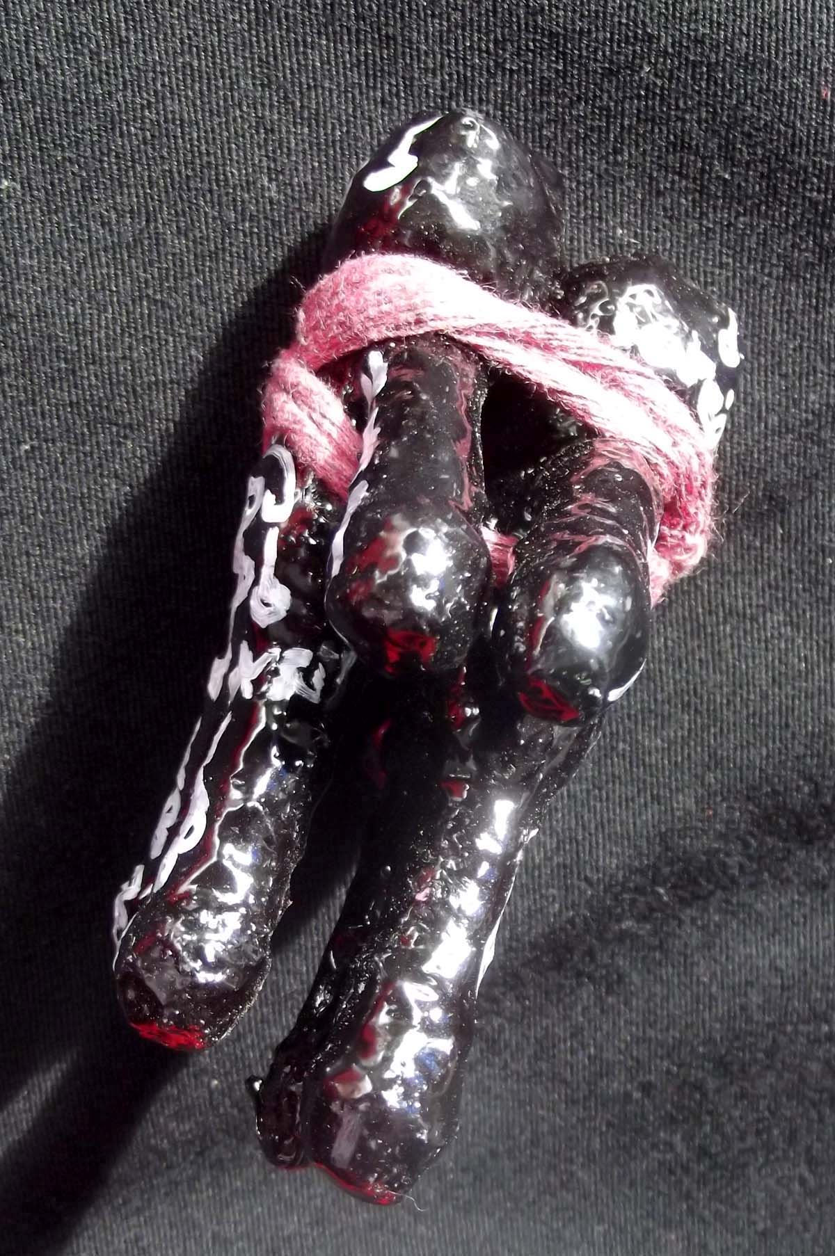 Hun Payont Baeb Boran (Ai Geng Gang) - Ruam Rang (2 bound in 1) 4 Inches High Multi-Purpose Ghost Soldiers for Gambling and protection against thieves, danger, black magic - Luang Phu Bpun Tammabalo