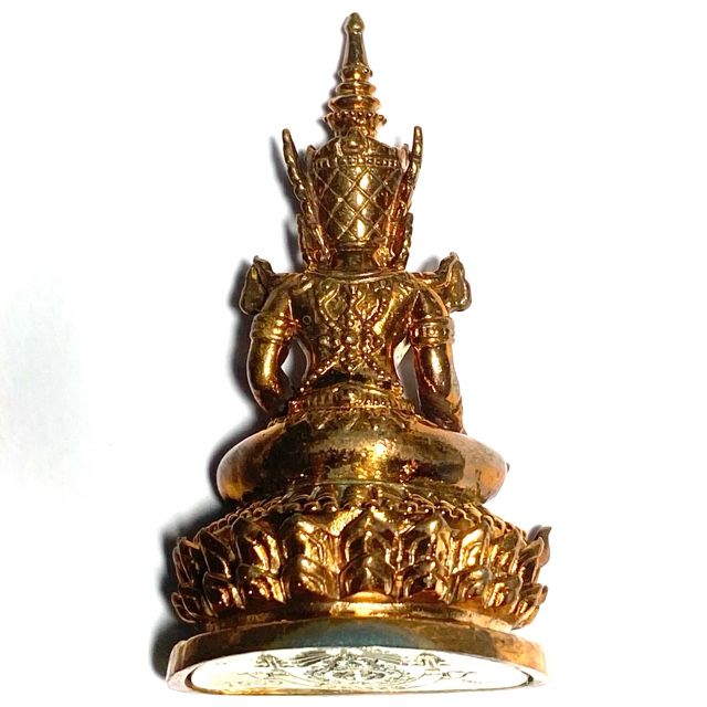 Pra Kring Nang Paya Song Krueang Pim Yai 4 x 2.5 Cm - Nuea Pink Gold Gon Ngern - Sethee Nang Paya 2556 BE Edition Wat Nang Paya