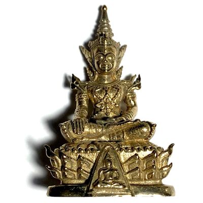 Pra Kring Nang Paya Song Krueang Pim Yai (Large) 4 x 2.5 Cm - Nuea Khan Long Hin - Sethee Nang Paya 2556 BE Edition - Wat Nang Paya