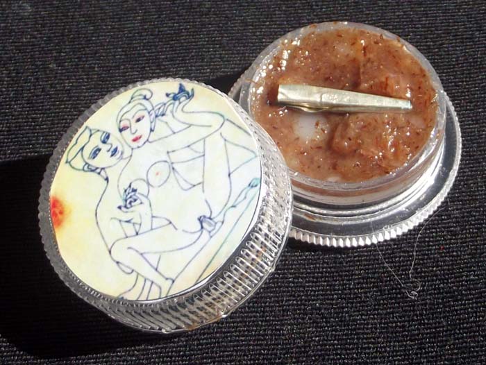 See Pheung Yoni Maha Sanaeh - Authentic Laoatian Prai Oil Vulva Ointment with Takrut Spell - Por Yai Porn Khmer
