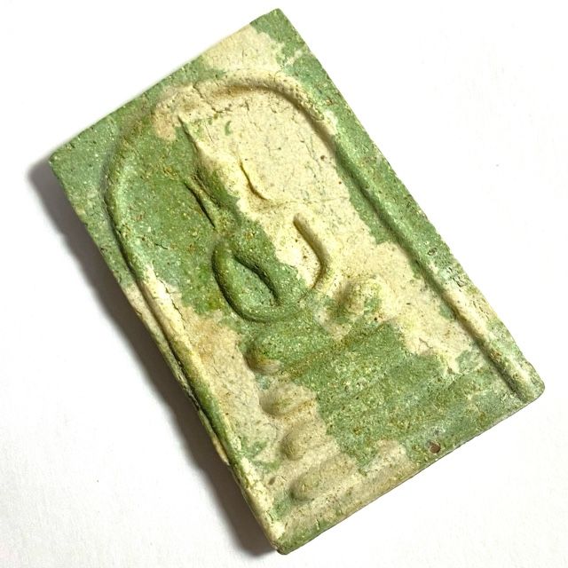 Pra Somdej Lai Suea Gao Chan 9 Tiered Dais  Buddha Tiger Stripe Pattern 2516 BE Wat Jao Arm 2516 BE