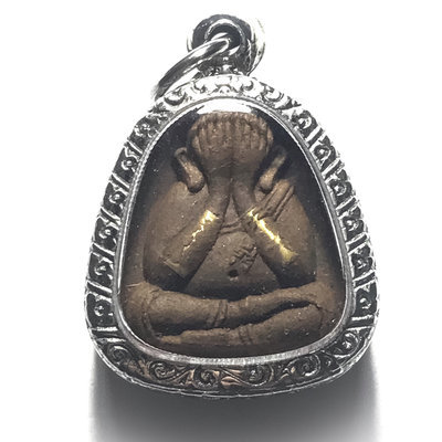 Pra Pid Ta Maha Lap Sanaeh Sri Mongkol 2559 BE - Maha Wan 108 Powders 2 Takrut Khaen - Luang Por Raks Analayo - Wat Sutawat Vipassana