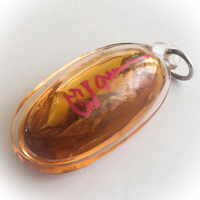 Paya Wan Dork Tong Sacred Rare Golden Forest Flower in Prai Oil - Multiple Empowerments - Ajarn Wirataep Yan Kroo Prasit