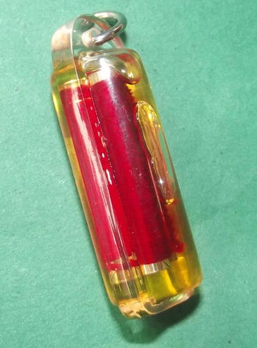 Takrut Sam Sanaeh - Liam Nam Man Sanaeh (Triple Takrut charms in Metta Oil for Good Business and attraction) - Ajarn Kom Traiwaet - Asrom Baramee Por Gae (Supannburi)