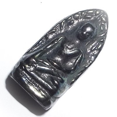Pra Rod Lampun Benjapakee amulet - Nuea Lek Lai Nam Neung See Peek Malaeng Tap - Luang Por Huan - Wat Putai Sawan 2548 BE