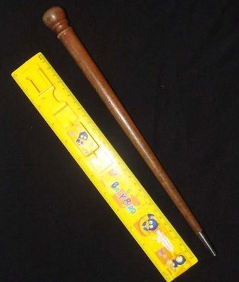 Mai Tao Gayasit Dton Khee Dtaay Plai Khee Bpen 2524 BE - Sacred Magic wand 13 Inches long - Protection from Enemies and Black Magic - Ajarn Chum Chai Kiree
