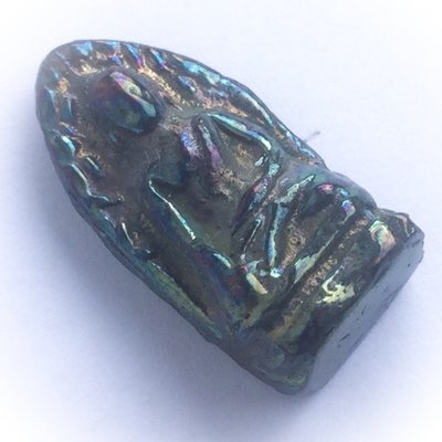 Pra Rod Lampun Benjapakee amulet - Nuea Lek Lai Nam Neung See Peek Malaeng Tap - Luang Por Huan - Wat Putai Sawan 2548 BE