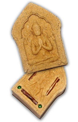 Khun Phaen Taep Jamlaeng Nuea Wan Maha Sanaeh 2554 BE 2 Takrut Sariga 1 Python Takrut 2 Gems LP In Free Amulet + Casing with Orders over 180$