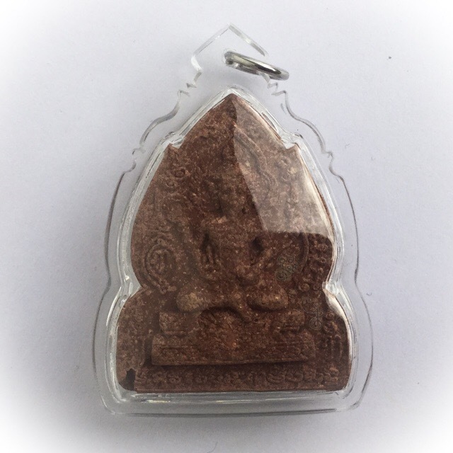 Phu Ruesi Por Gae Narai See Gorn - 4 Armed Vishnu Hermit God Amulet - Nuea Wan Daeng - Traimas 2550 BE Edition - Luang Phu Ka Hlong